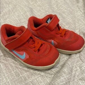 Nike Kids Red and Blue Sneakers